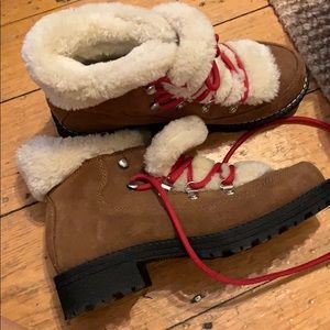 Jcrew women’s fur boots